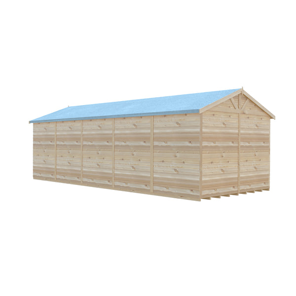 Mammoth 10x25 Double Door 12mm Shiplap Garden Shed