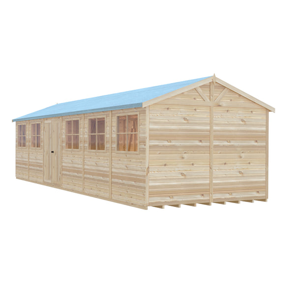 Mammoth 10x30 Double Door 12mm Shiplap Garden Shed