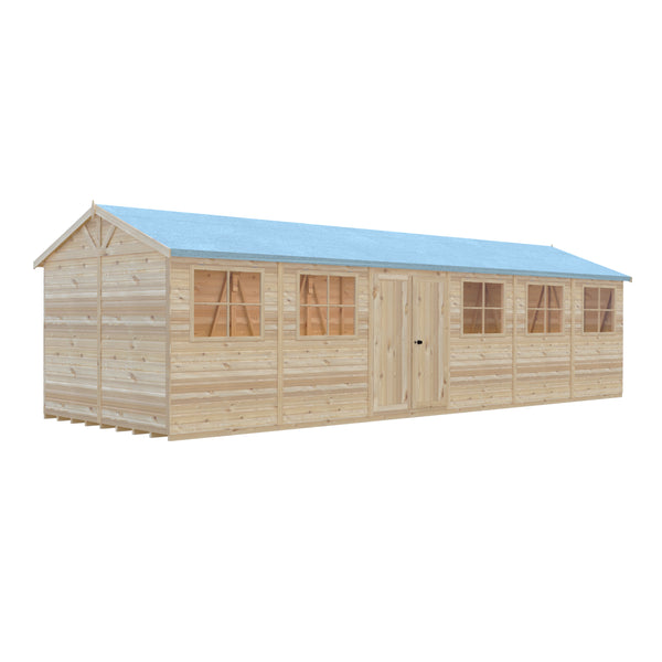 Mammoth 12x12 Double Door 12mm Shiplap Garden Shed