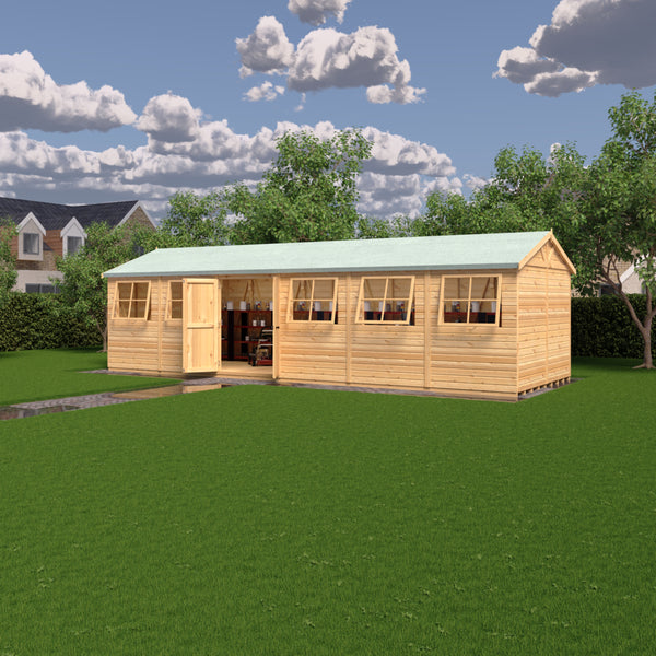 Mammoth 12x12 Double Door 12mm Shiplap Garden Shed