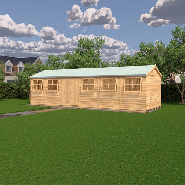 Mammoth 12x12 Double Door 12mm Shiplap Garden Shed