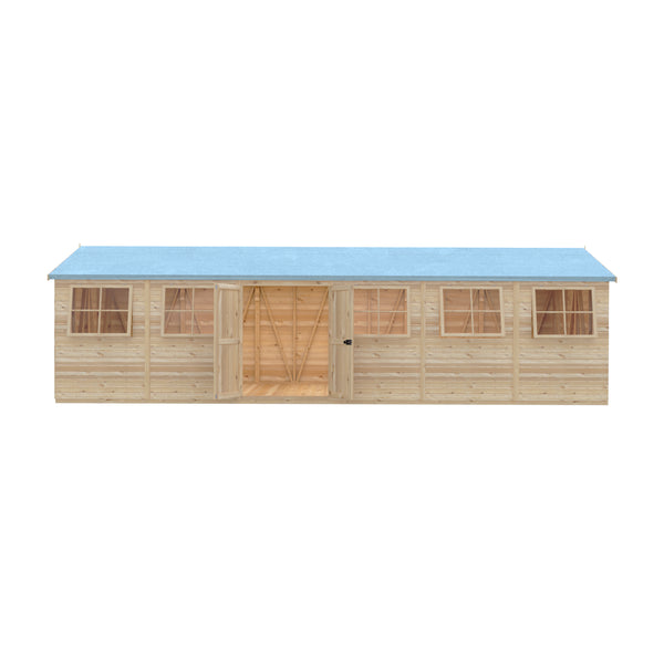 Mammoth 12x12 Double Door 12mm Shiplap Garden Shed