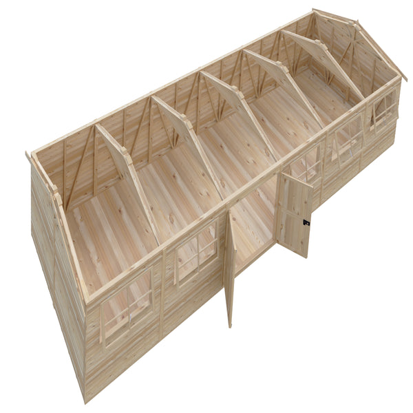 Mammoth 12x12 Double Door 12mm Shiplap Garden Shed