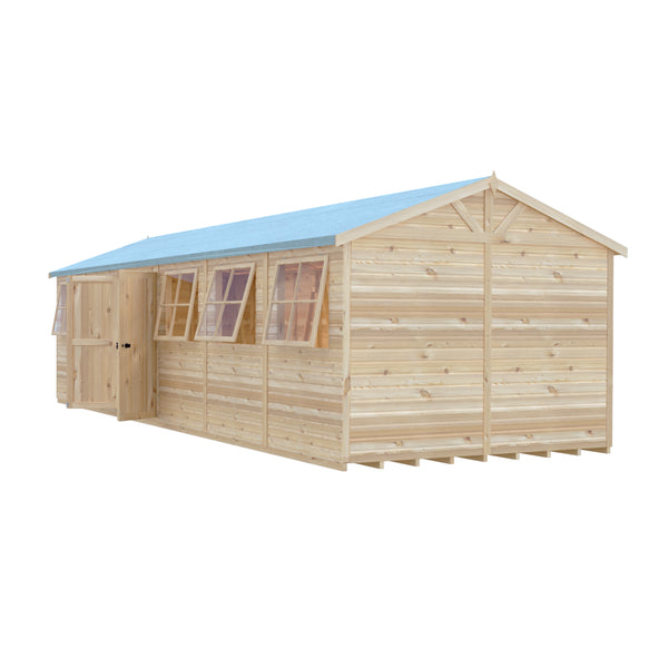 Mammoth 12x12 Double Door 12mm Shiplap Garden Shed