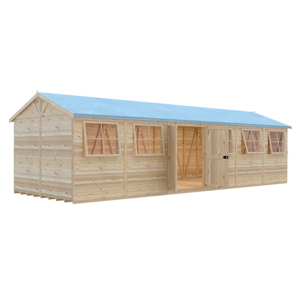 Mammoth 12x12 Double Door 12mm Shiplap Garden Shed