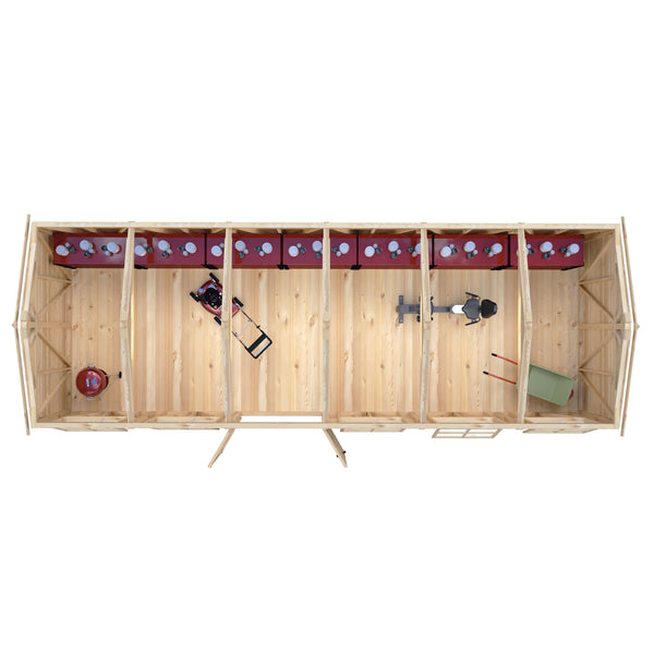 Mammoth 10x30 Double Door 12mm Shiplap Garden Shed