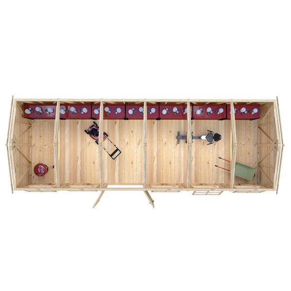 Mammoth 10x30 Double Door 12mm Shiplap Garden Shed
