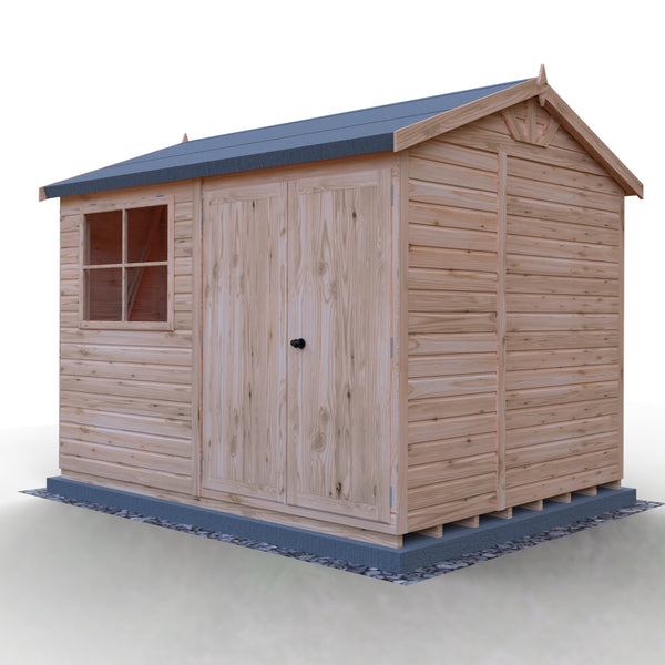 Mammoth 10x8 Double Door 12mm Shiplap Garden Shed