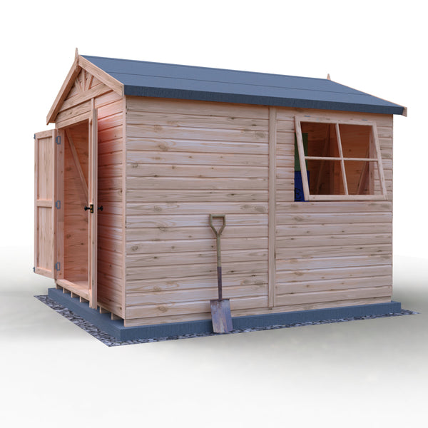 Mammoth 10x8 Double Door 12mm Shiplap Garden Shed