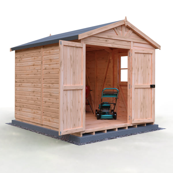 Mammoth 10x8 Double Door 12mm Shiplap Garden Shed