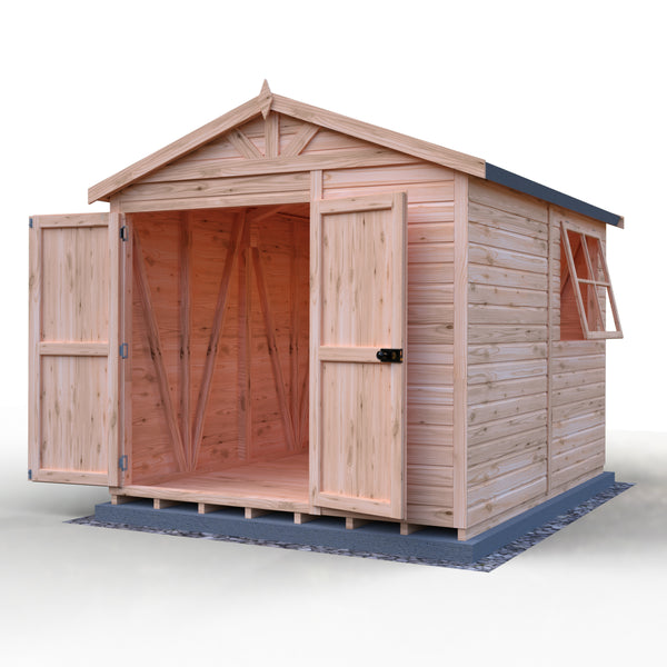 Mammoth 10x8 Double Door 12mm Shiplap Garden Shed