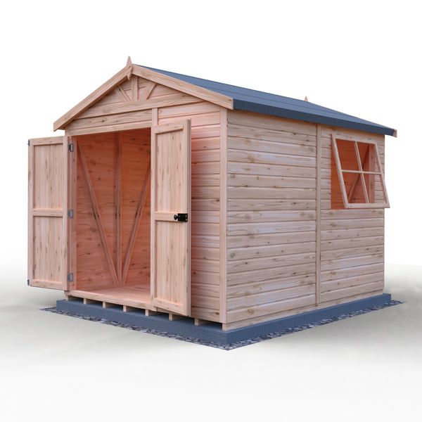 Mammoth 10x8 Double Door 12mm Shiplap Garden Shed