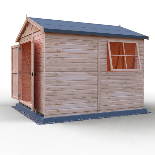 Mammoth 10x8 Double Door 12mm Shiplap Garden Shed