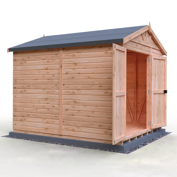 Mammoth 10x8 Double Door 12mm Shiplap Garden Shed