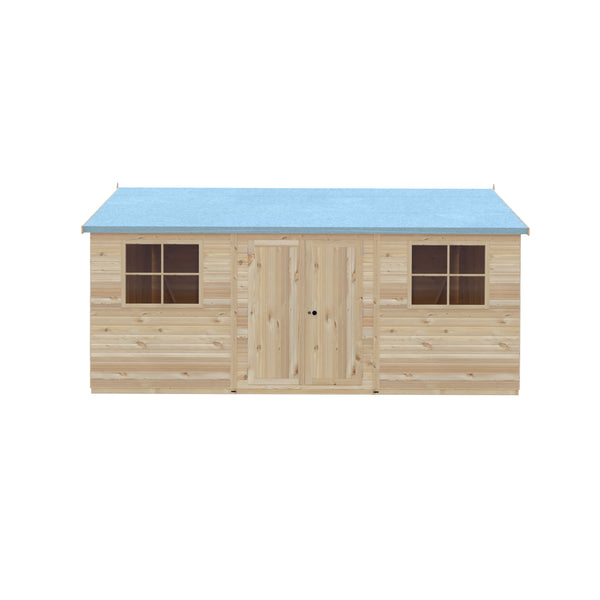 Mammoth 12x18 Double Door 12mm Shiplap Garden Shed