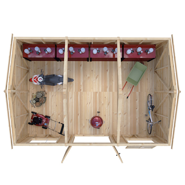 Mammoth 12x18 Double Door 12mm Shiplap Garden Shed