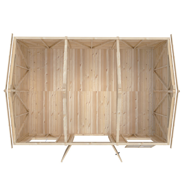 Mammoth 12x18 Double Door 12mm Shiplap Garden Shed
