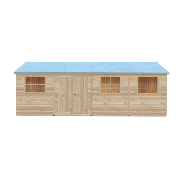 Mammoth 12x24 Double Door 12mm Shiplap Garden Shed