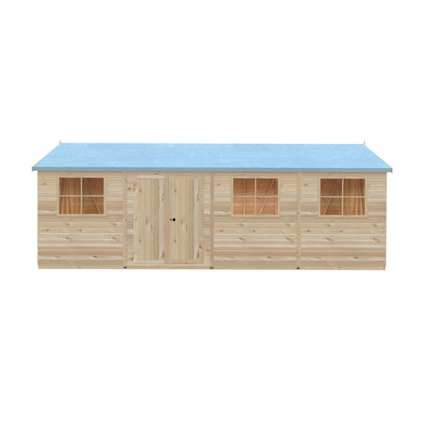 Mammoth 12x24 Double Door 12mm Shiplap Garden Shed