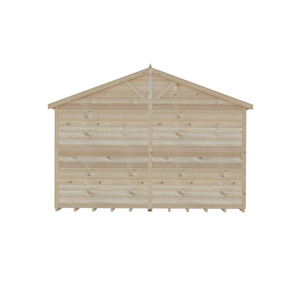 Mammoth 12x24 Double Door 12mm Shiplap Garden Shed