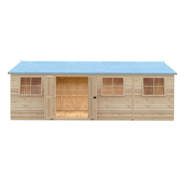 Mammoth 12x24 Double Door 12mm Shiplap Garden Shed
