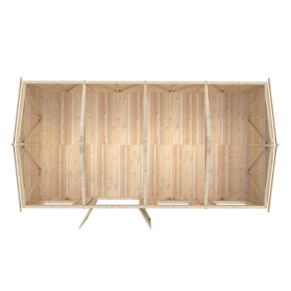 Mammoth 12x24 Double Door 12mm Shiplap Garden Shed
