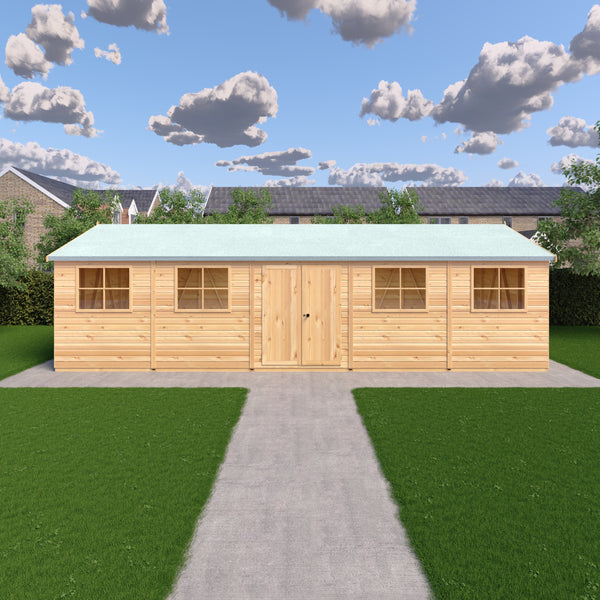 Mammoth 12x30 Double Door 12mm Shiplap Garden Shed
