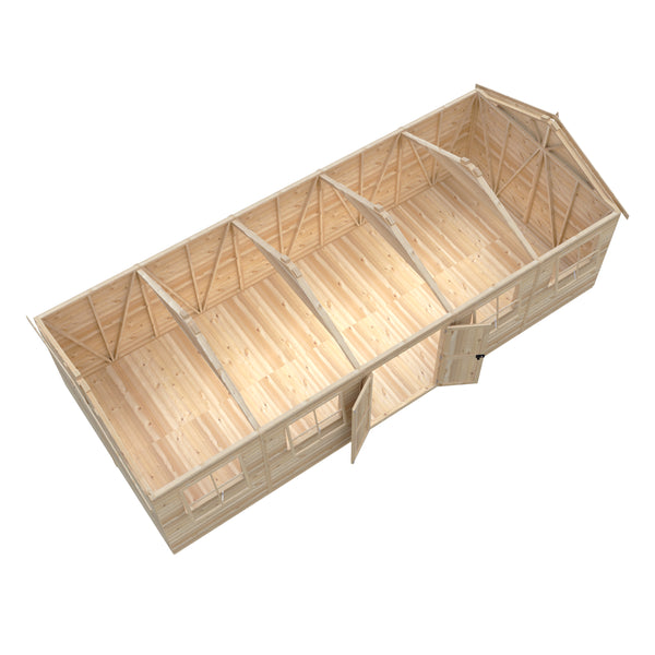 Mammoth 12x30 Double Door 12mm Shiplap Garden Shed