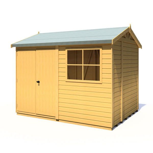 Mammoth 10x7 Single Door 12mm Shiplap Garden Shed