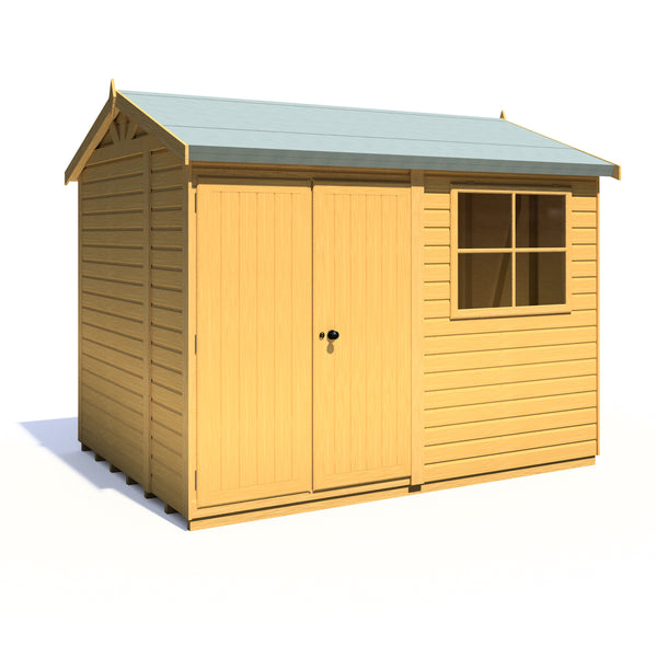 Mammoth 10x7 Single Door 12mm Shiplap Garden Shed