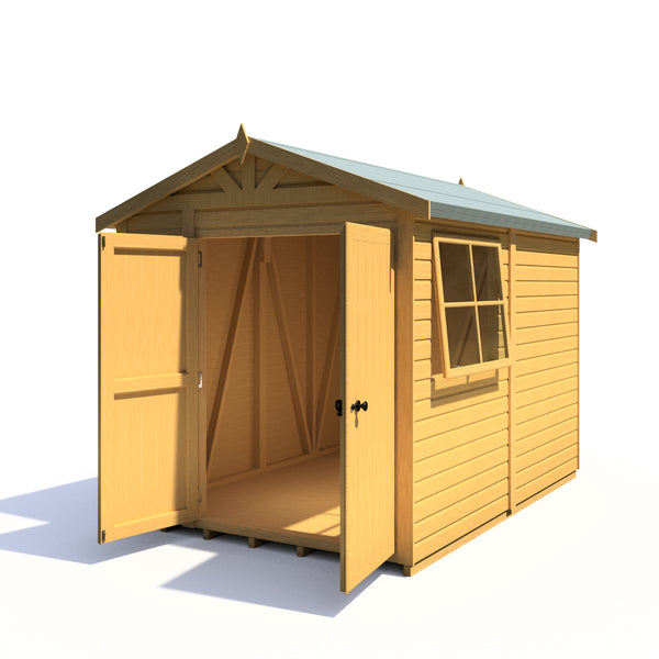 Mammoth 10x7 Single Door 12mm Shiplap Garden Shed