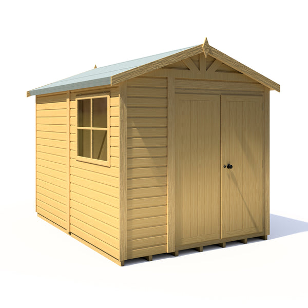 Mammoth 10x7 Single Door 12mm Shiplap Garden Shed