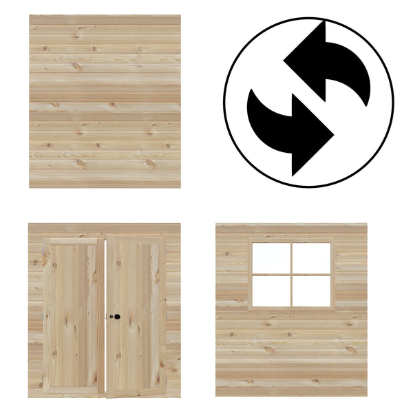 Mammoth 12x24 Double Door 12mm Shiplap Garden Shed