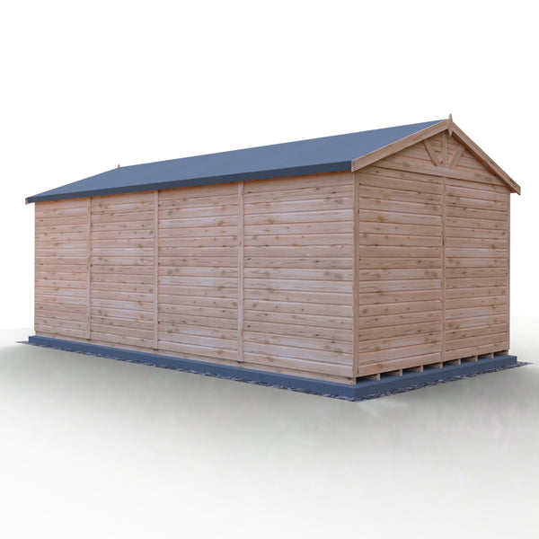 Mammoth 10x20 Double Door 12mm Shiplap Garden Shed