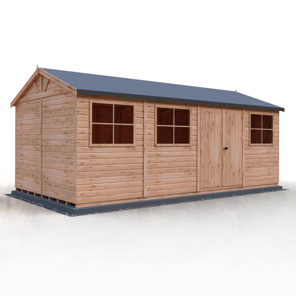Mammoth 10x20 Double Door 12mm Shiplap Garden Shed