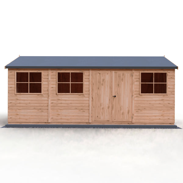 Mammoth 10x20 Double Door 12mm Shiplap Garden Shed