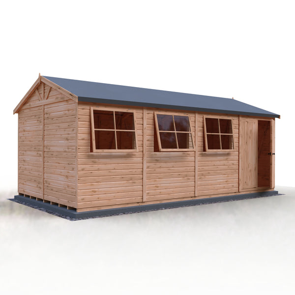 Mammoth 10x20 Double Door 12mm Shiplap Garden Shed