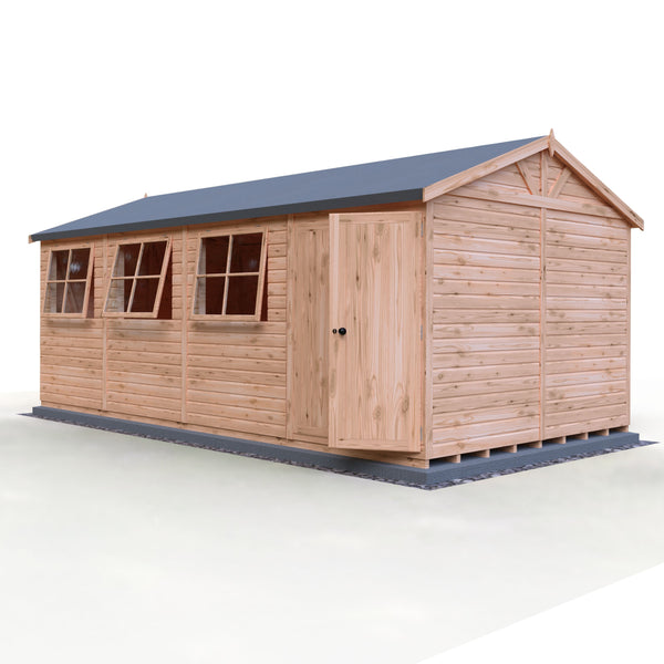 Mammoth 10x20 Double Door 12mm Shiplap Garden Shed