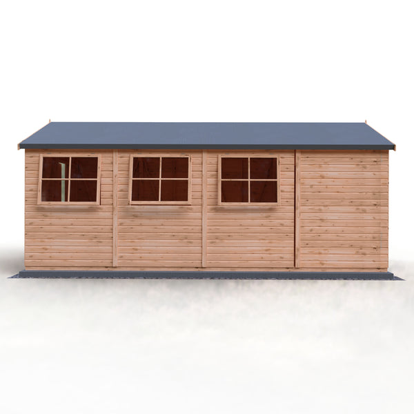 Mammoth 10x20 Double Door 12mm Shiplap Garden Shed