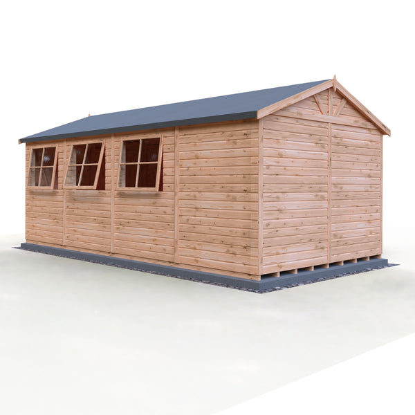Mammoth 10x20 Double Door 12mm Shiplap Garden Shed