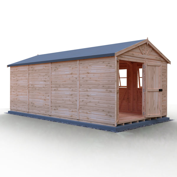 Mammoth 10x20 Double Door 12mm Shiplap Garden Shed