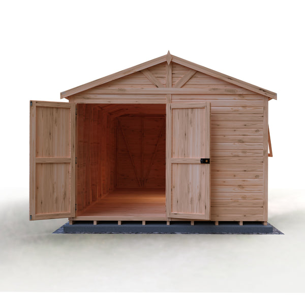 Mammoth 10x20 Double Door 12mm Shiplap Garden Shed