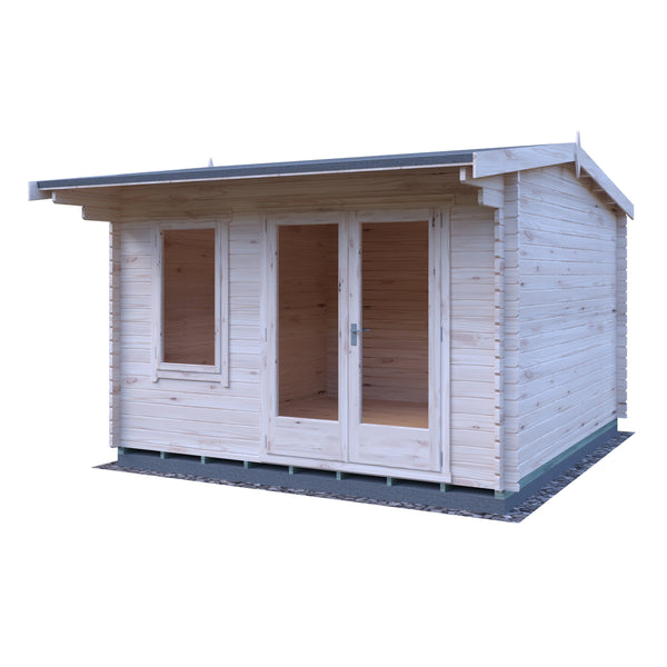 Shire 12x12 bucknells log cabin 28mm Cladding - Best Shed