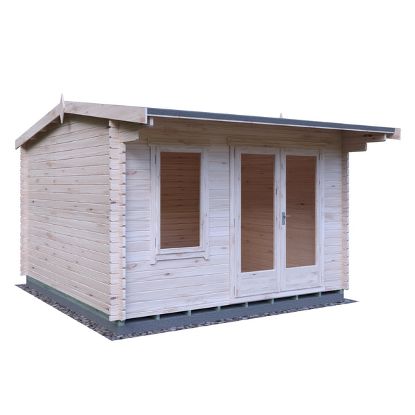 Shire 12x12 bucknells log cabin 28mm Cladding - Best Shed