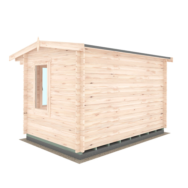Shire Marlborough  8Gx12 Log Cabin 28mm interlock cladding