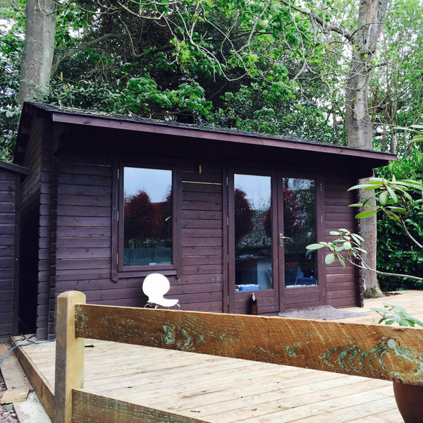 Shire Marlborough 12Gx12 Log Cabin 28mm interlock cladding - Best Shed
