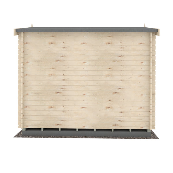Shire Marlborough 8Gx10 Log Cabin 28mm interlock cladding - Best Shed