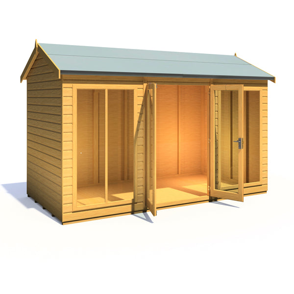 Shire Mayfield 12x6 12mm Interlock Cladding  Summerhouse - Best Shed