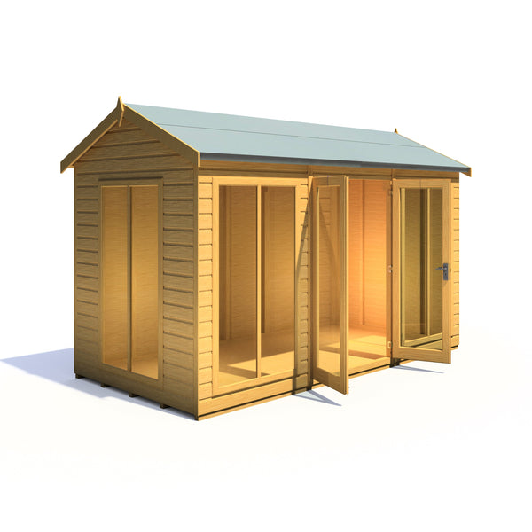 Shire Mayfield 12x6 12mm Interlock Cladding  Summerhouse - Best Shed