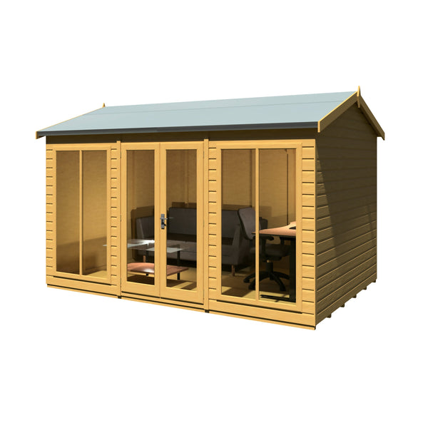 Shire Mayfield 12x8 12mm Interlock Cladding  Summerhouse - Best Shed